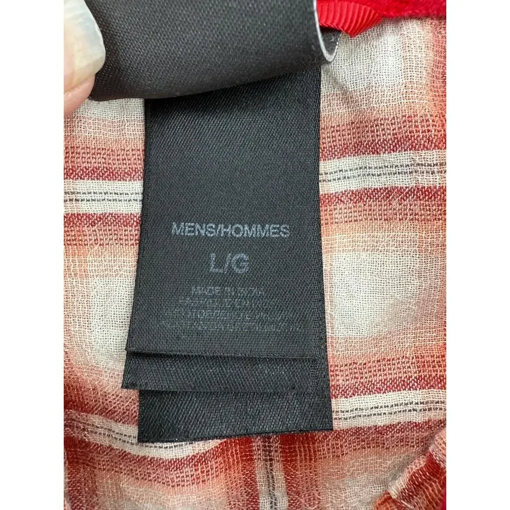 The North Face ARNE Plaid Short Sleeve Chest Pocket Casual Shirt Mens Large‎